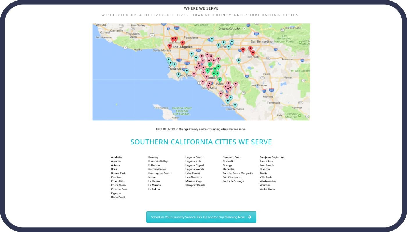 Laundrylicious Website Preview